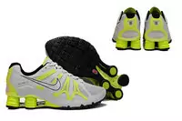 shox turbo+ 13 nike hommes chaussures pas cher ggbb green